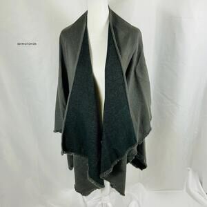 Stella & Dot Women's Charcoal Poncho / Wrap Size O/S